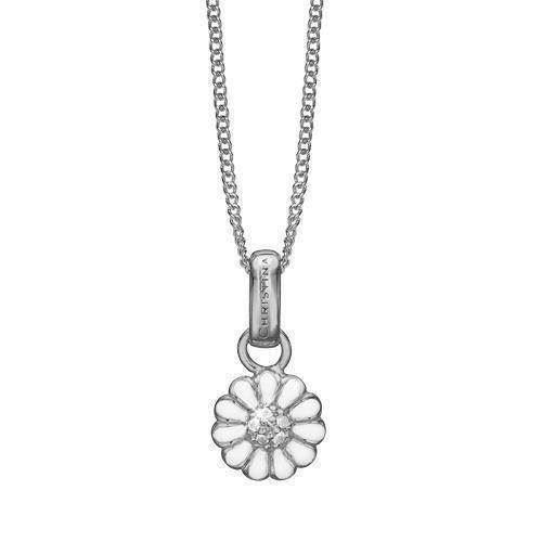 Image of 8 mm Marguerite 925 sterling sølv Christina sølv halskæder smykke fra Christina Collect